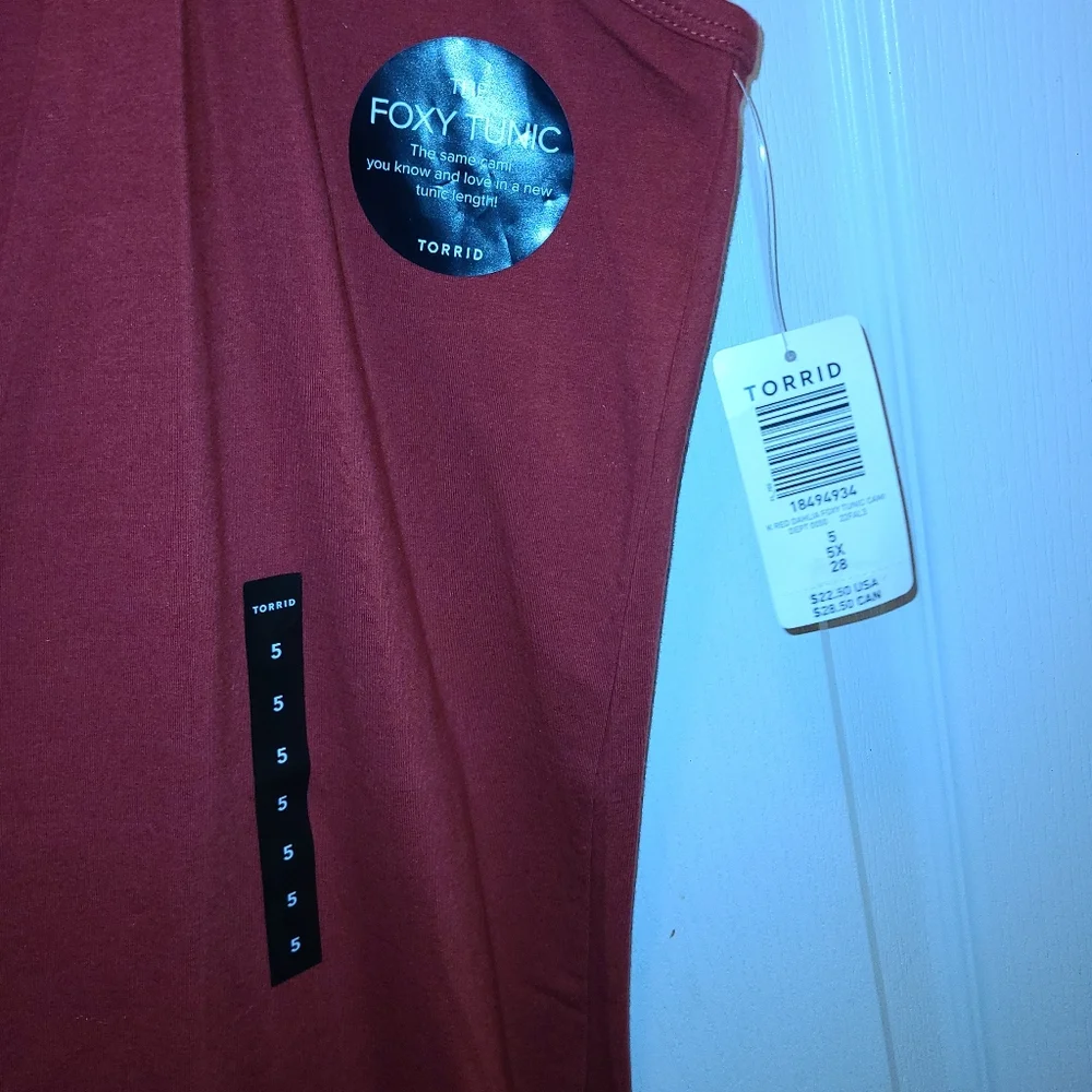 Torrid NWT Red Tank Top - Picture 2 of 3